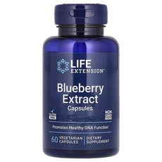 Life Extension 블루베리 추출물 캡슐 베지 캡슐 60정, Life Extension 블루베리 추..., 1개