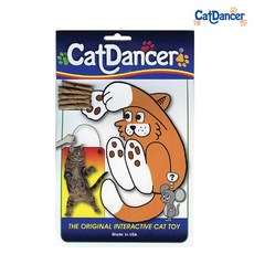 캣댄서 인터랙티브 오리지널 고양이 낚싯대 장난감, Cat-Dancer-Interactive-Toy, 1개