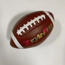 미식축구공 럭비공 트레이닝 풋볼 NFL, 3호(화이트 브라운)