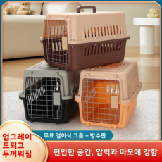 차량용 반려동물 우주캡슐 이동용 휴대 캐리어, 1개, 그레이