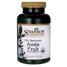 Swanson 스완슨 인디안 구스베리 암라 500mg 120정