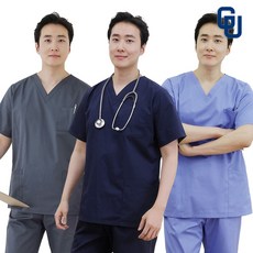 굿유 면혼방 남성 수술복 세트 간호복 간호사복 간호사 병원 유니폼