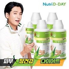 뉴트리디데이 다이어트 유기농 알로에겔 청포도맛 1000ml 4개, 1L