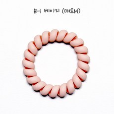 코츠비 매트 오팔 블링 자국안남는 스프링 전화선 머리끈 머리고무줄 헤어끈 3p 세트(M)