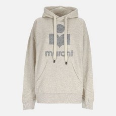 [ISABEL MARANT] [명품]여성 23FW 만셀 그레이 빅로고 그레이 후드 SW0