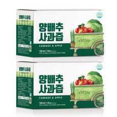 양배추사과즙 30포 x 2박스 / NFC착즙방식, 3L, 2개