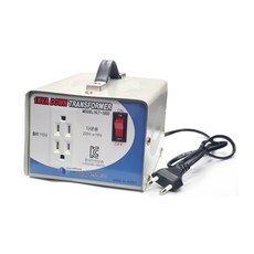 한일테크 1KVA(1000W)변압기 승압 다운 변압트랜스 우수마크획득 여행용 이민 유학 국산제품, 1개