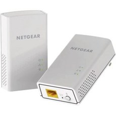 NETGEAR 맨투맨 Powerline adapter Kit 1000 Mbps Wall-plug 1 Gigabit Ethernet Ports (PL1000-100PAS) - 넷기어아답터