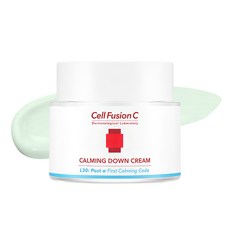 Cell Fusion C 카밍 다운 크림 저자극 수분 보습 쿨링 밸런스케어 3중케어