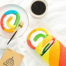 레인보우 롤 케이크