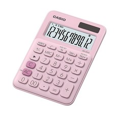 카시오 컬러 계산기 MS-20UC, 핑크, 1개