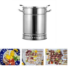 오늘출발 바베큐 훈제 화로 스테인리스 항아리 바베큐 양꼬치 삼겹살 구이