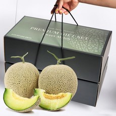 프리미엄 골드망고 애플망고 머스크 멜론 샤인머스켓 선물 세트 혼합 과일 세트 추석, 프리미엄 멜론 4구 선물세트(개당 2kg내외)