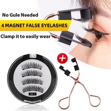 마그네틱 속눈썹 4자석 핸드메이드 3D 천연 기프트 박스 메이크업 인조속눈썹, 07 24P-NZ