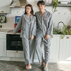 커플잠옷긴팔디즈니