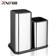XITUO 주방용 나이프 홀더 스탠드 포크 가위 숫돌 식칼 칼 정리 선반 셰프 랙 도구, [04] style A, 1개