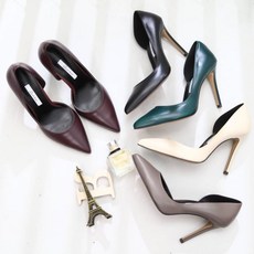 리얼소가죽사이드오픈뮬슬리퍼샌들힐