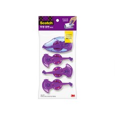 3M 스카치 투명 양면테이프 017 본품1P+리필 3P, 1세트