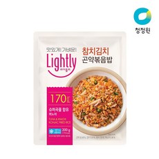 청정원 라이틀리 참치김치곤약볶음밥 200g x 8개