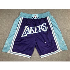 NBA 농구반바지 5부 유니폼 농구복 농구바지 쇼츠, 바이올렛 레이커스 바이올렛, 1개