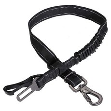 강아지 안전벨트 개 안전 벨트 다기능 3 1 애완 동물 자동차 후크 잠금 및 회전식 Carabiner 동물을위한 내구성 나일론 반려견안전벨트 강아지목줄, 01 Black