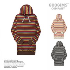 구김스 157_ 스트라이프 후드 티셔츠(Googims)