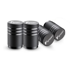 휠너트 타이어캡 타이어 밸브캡 Car Wheel Tire Valve Caps Tyre Stem Covers Airdust Waterproof For Lexus F SPORT Aut, 1개, Black1