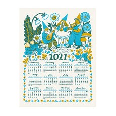 패브릭 달력 포토달력 나혼자산다 2021년판, 꽃밭음악회(2021면)