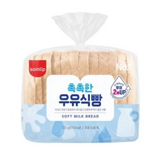 삼립 촉촉한 우유식빵 330g, 4개
