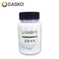 가스코 굽염색제 신발굽 구두굽 운동화 염색약 100ml, Black