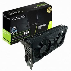 갤럭시 GALAX GTX 1650 SUPER EX BLACK OC D6 4GB, 단일상품