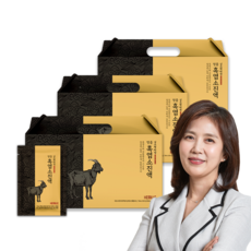 김소형 원장 무항생제 흑염소 사용 명품 흑염소 진액 국내산 자연방목형 흑염소즙, 3박스, 2100ml