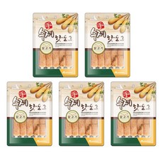 수제핫도그 강아지간식 닭고기 90g 5개입