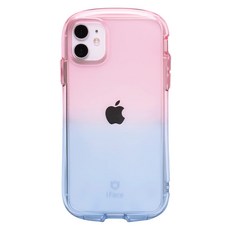 iFace Look in Clear Lolly iPhone 11XR 케이스 (피치사파이어) [아이폰 11 아이폰 xr tpu 커버 아이페이스 투명 내충격