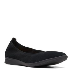 클락스 여성용 Jenette EaSe 플랫 블랙 Sde 1485360