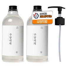 생활백서 1종 주방 세제 1+1 EWG GREEN, 1L, 4개