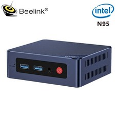 Beelink S12 미니PC 인텔 알더레이크-N95 미니/사무용 컴퓨터 게이밍 데스크톱 컴퓨터 W11 Pro, RAM16GB+SSD500GB, EU