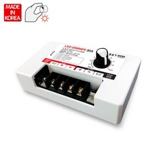 LED 디머 조광기 12V 24V 30A 연동형 밝기조절 다이얼 컨트롤러, BS 360W 30A, 1개