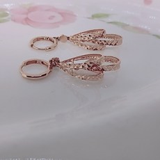 14k오닉스마름모귀걸이