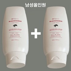 남성올인원 대용량 포고니아 블랙호스 스킨 로션 크림 280ml (2걔), 2개 - 리엔케이옴므