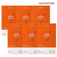 나나네이처 브이라인골드스틱 다이어트식품 보조제 호박즙 함유 (1박스 28포 4주분), 6박스, 28개입