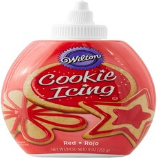 1 Wilton Red Cookie Icing 9 oz. 1 윌튼 레드 쿠키 아이싱 9 oz.