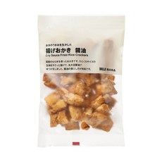 일본 무인양품 쌀의 맛을 살린 아게오카키 센베이 간장맛 55g, 1개