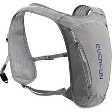 EVERFUN 하이드레이션 백팩 러닝 조끼 소형 하이킹 워터 백팩 1.5L 워터 블래더 포함 여성 남성용 하이킹 트레일 달리기 자전거 라이딩 마라톤용 경량 데이킹 하이드로 팩, 그레이