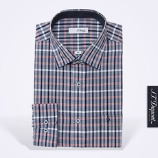 [AK PLAZA] [듀퐁]남성 멀티체크 긴소매셔츠 1SM12LS713SNY
