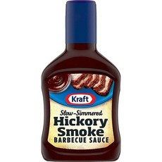 Kraft Hickory Smoke 천천히 끓인 바베큐 소스 496.1g(17온스) 병, 1개