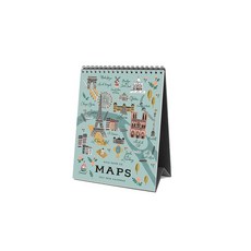 [Rifle Paper Co.] 2021 City Maps Desk Calendar 탁상 달력, 단품