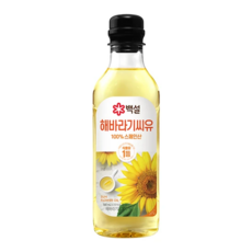 백설 해바라기씨유 500ml 2개