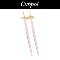 큐티폴 핑크 골드 젓가락 받침 세트 한식기, 본상품선택