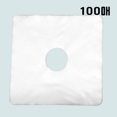 파인콘 일회용 자국방지커버 안면 베개시트, 100매, 화이트